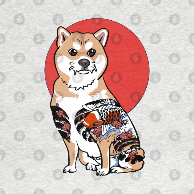 Yakuza Shiba Inu by huebucket